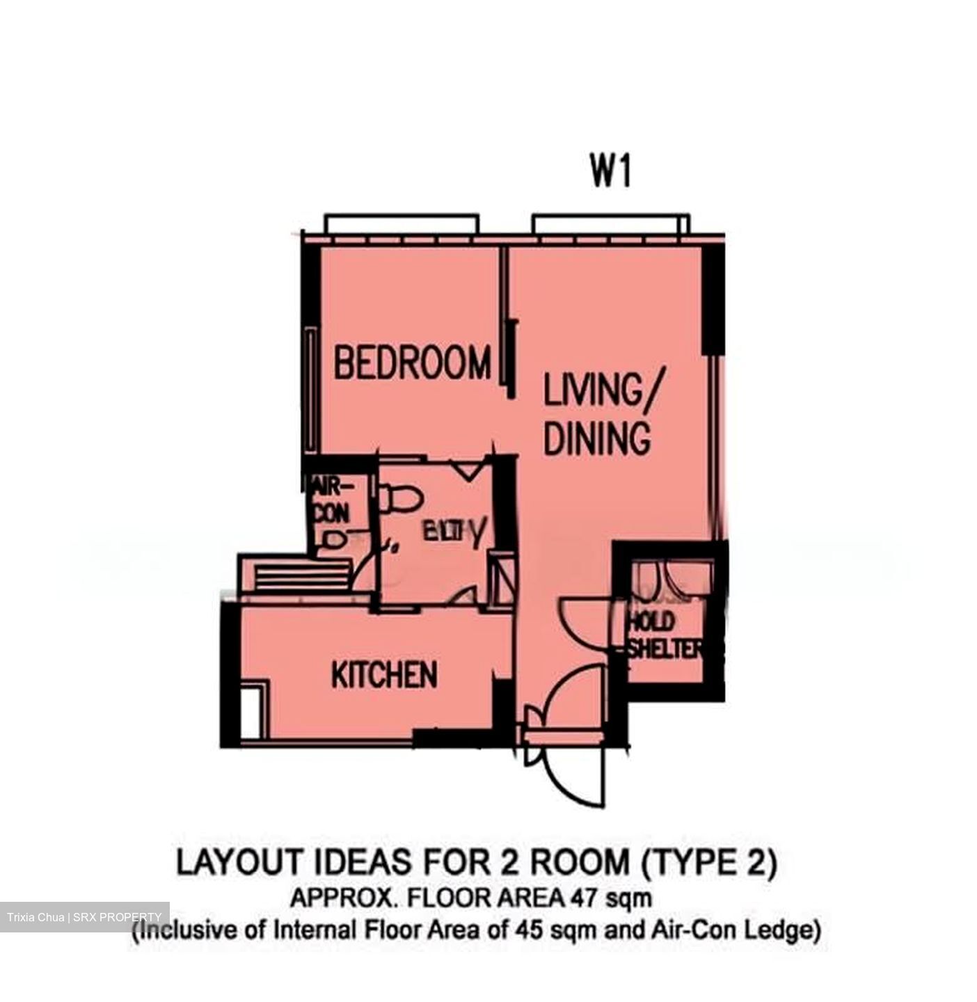 Blk 232C Matilda Court (Punggol), HDB 2 Rooms #580927231